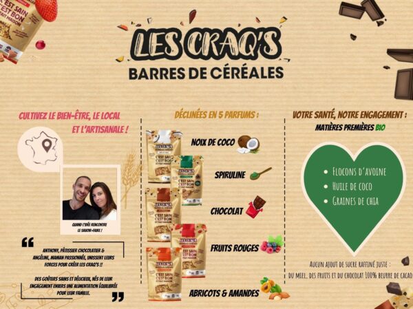 Barres de céréales « Les Craq’s »